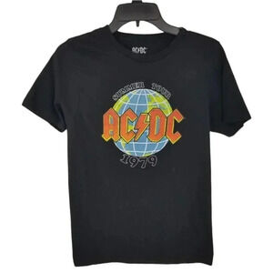 {ACDC} Summer Tour 1979 Black T-Shirt